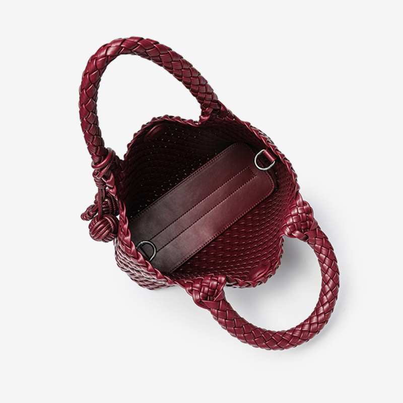 LE SAC CABAS MINI VOLUME POMPONS