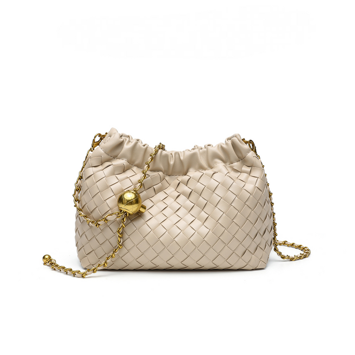 LE SAC BANDOULIÈRE ARTISANAL À BOULES DORÉES