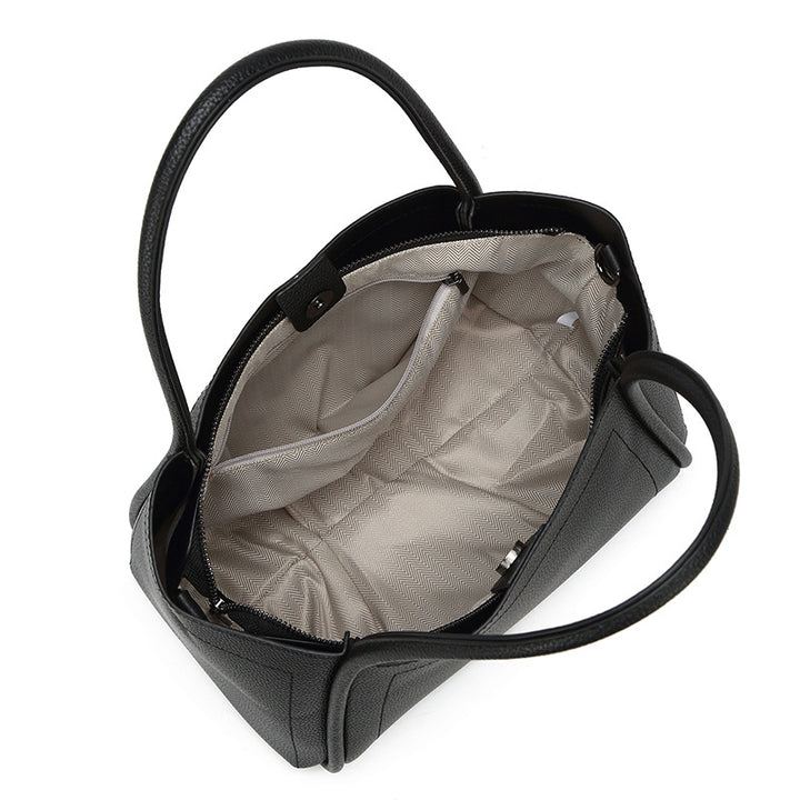 DIE STRUKTURIERTE LYCHEE-NARBENLEDER-TASCHE
