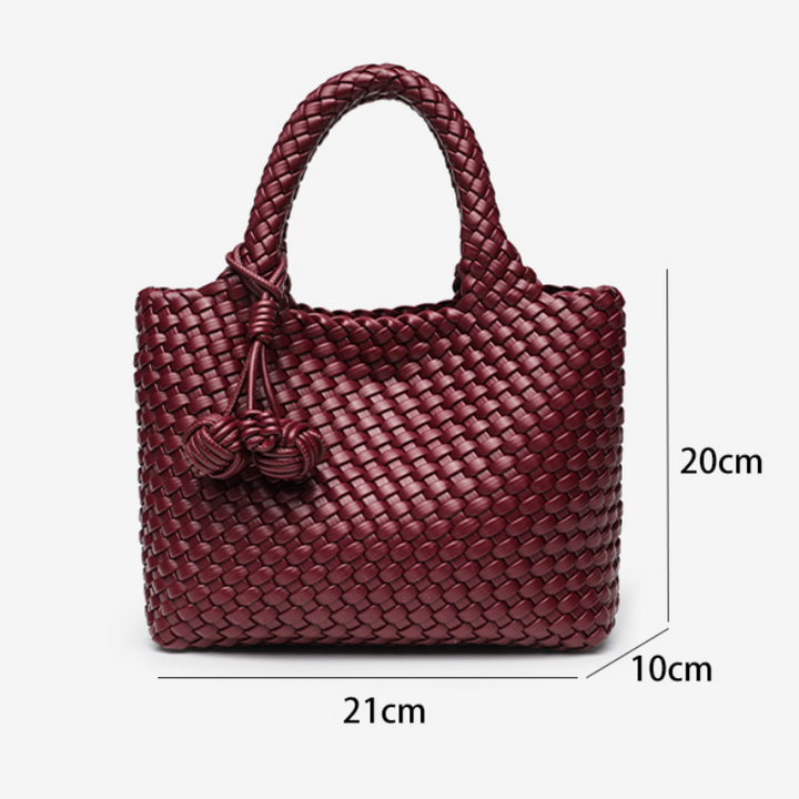 LE SAC CABAS MINI VOLUME POMPONS