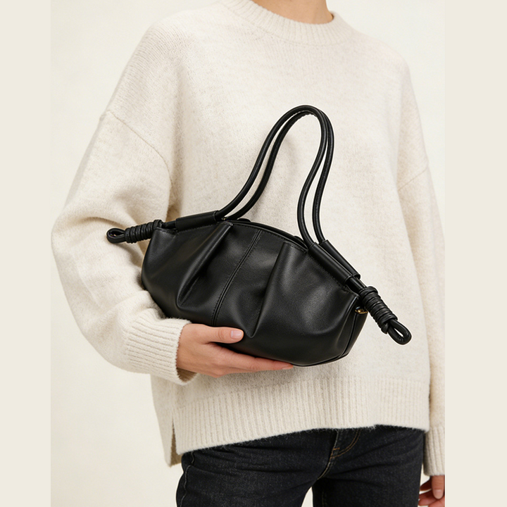 LE SAC-AUMÔNIÈRE PLISSÉ SCULPTURAL