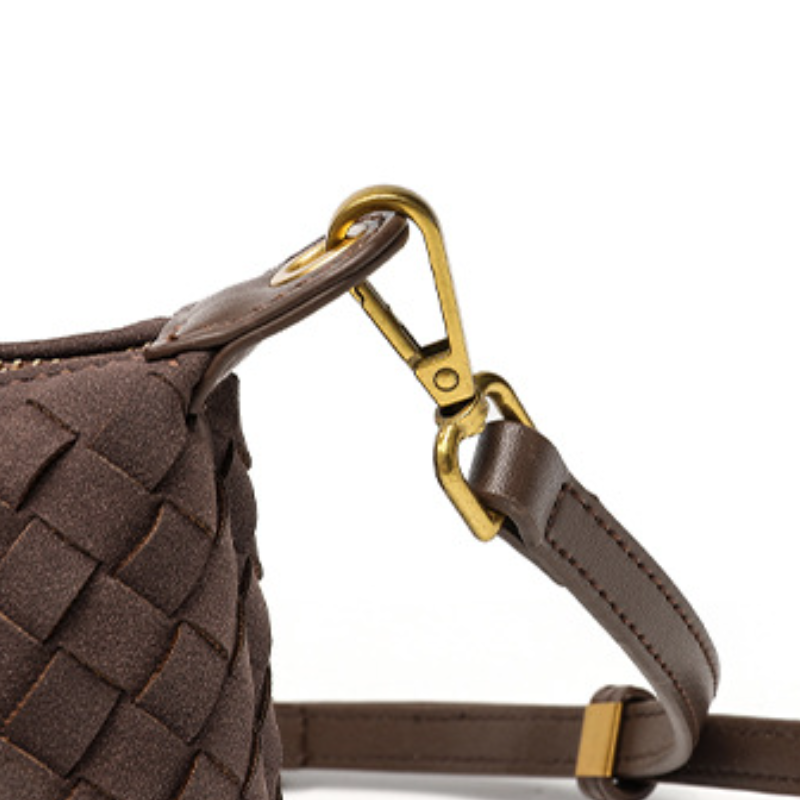 LE SAC CABAS À RABAT EN FAUX DAIM