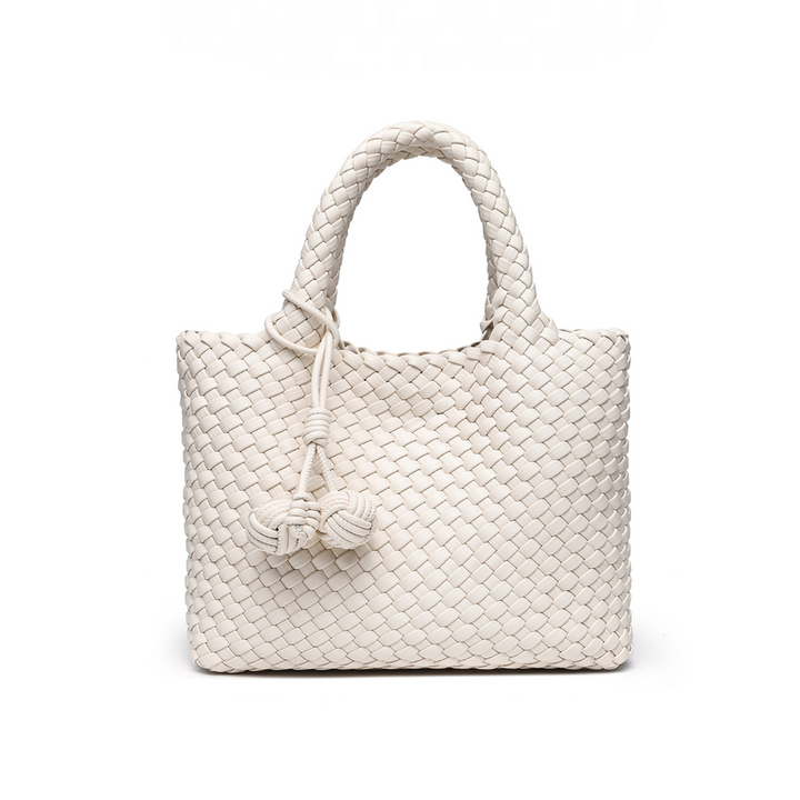 LE SAC CABAS MINI VOLUME POMPONS