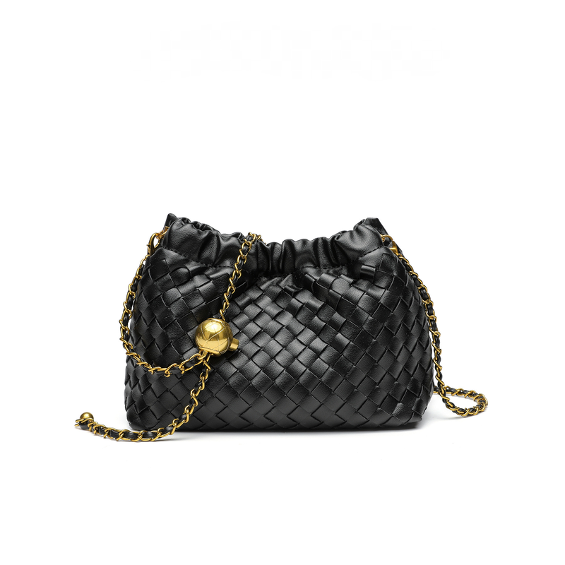 LE SAC BANDOULIÈRE ARTISANAL À BOULES DORÉES