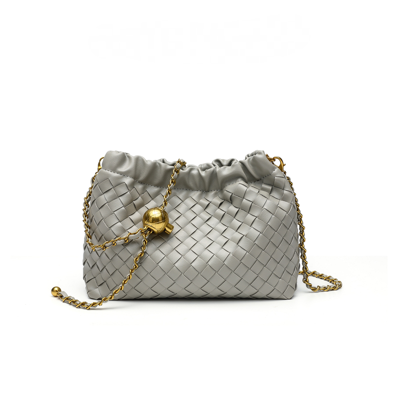LE SAC BANDOULIÈRE ARTISANAL À BOULES DORÉES