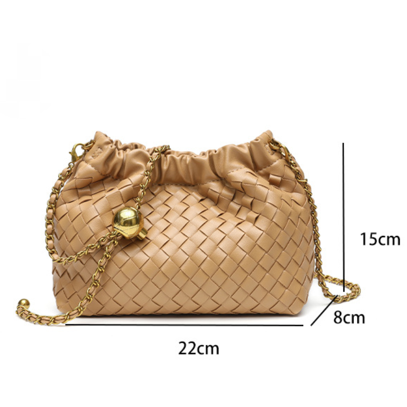 LE SAC BANDOULIÈRE ARTISANAL À BOULES DORÉES