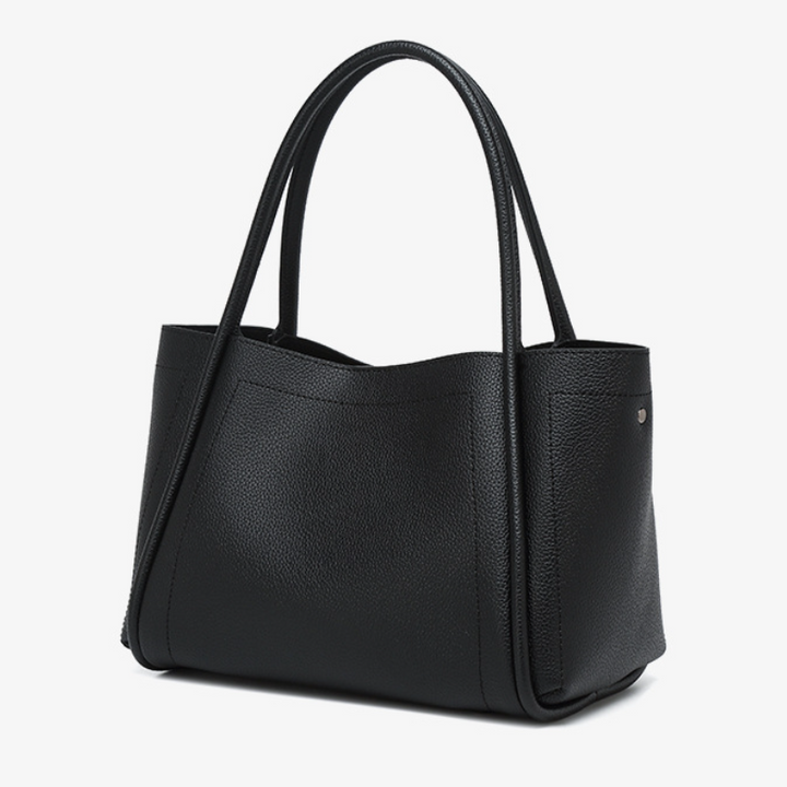 DIE STRUKTURIERTE LYCHEE-NARBENLEDER-TASCHE