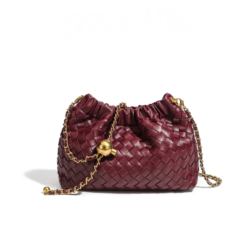 LE SAC BANDOULIÈRE ARTISANAL À BOULES DORÉES