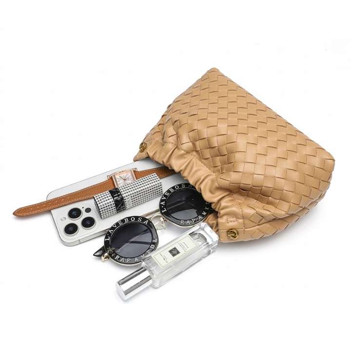 LE SAC BANDOULIÈRE ARTISANAL À BOULES DORÉES
