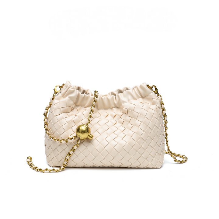 LE SAC BANDOULIÈRE ARTISANAL À BOULES DORÉES