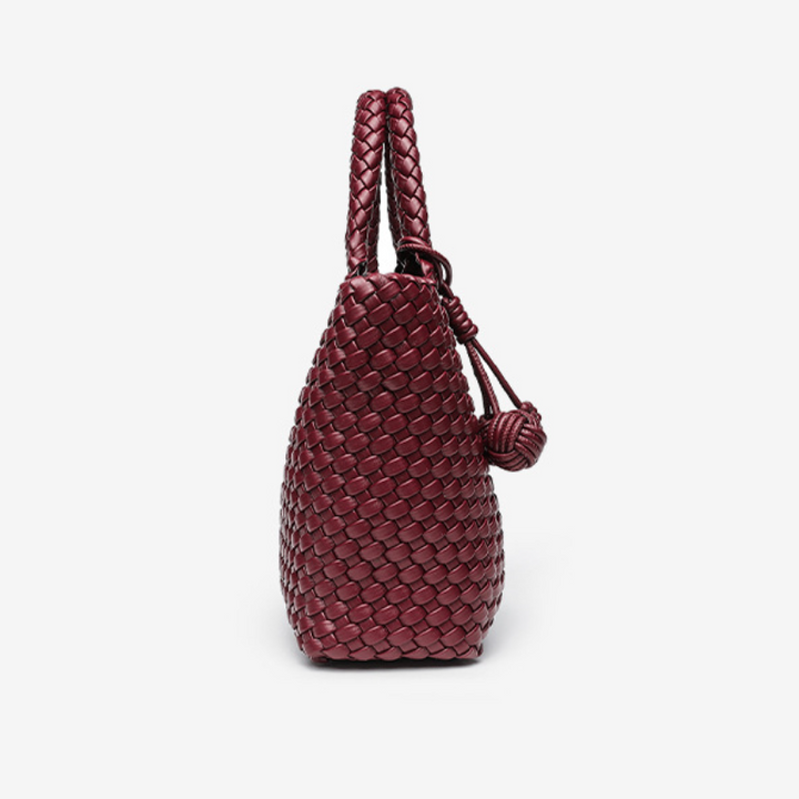 LE SAC CABAS MINI VOLUME POMPONS