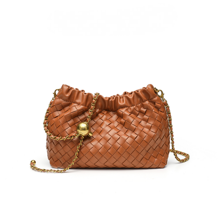 LE SAC BANDOULIÈRE ARTISANAL À BOULES DORÉES