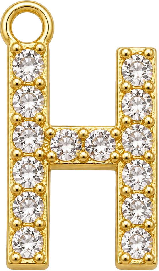 Gold Letter H
