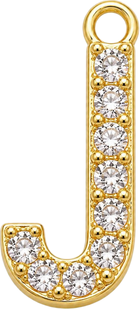 Gold Letter J