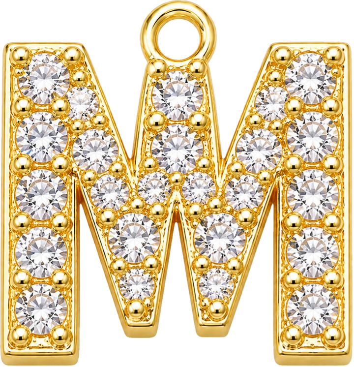 Gold Letter M