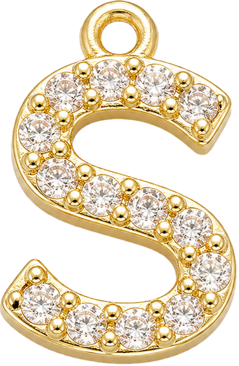 Gold Letter S