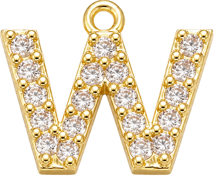 Gold Letter W