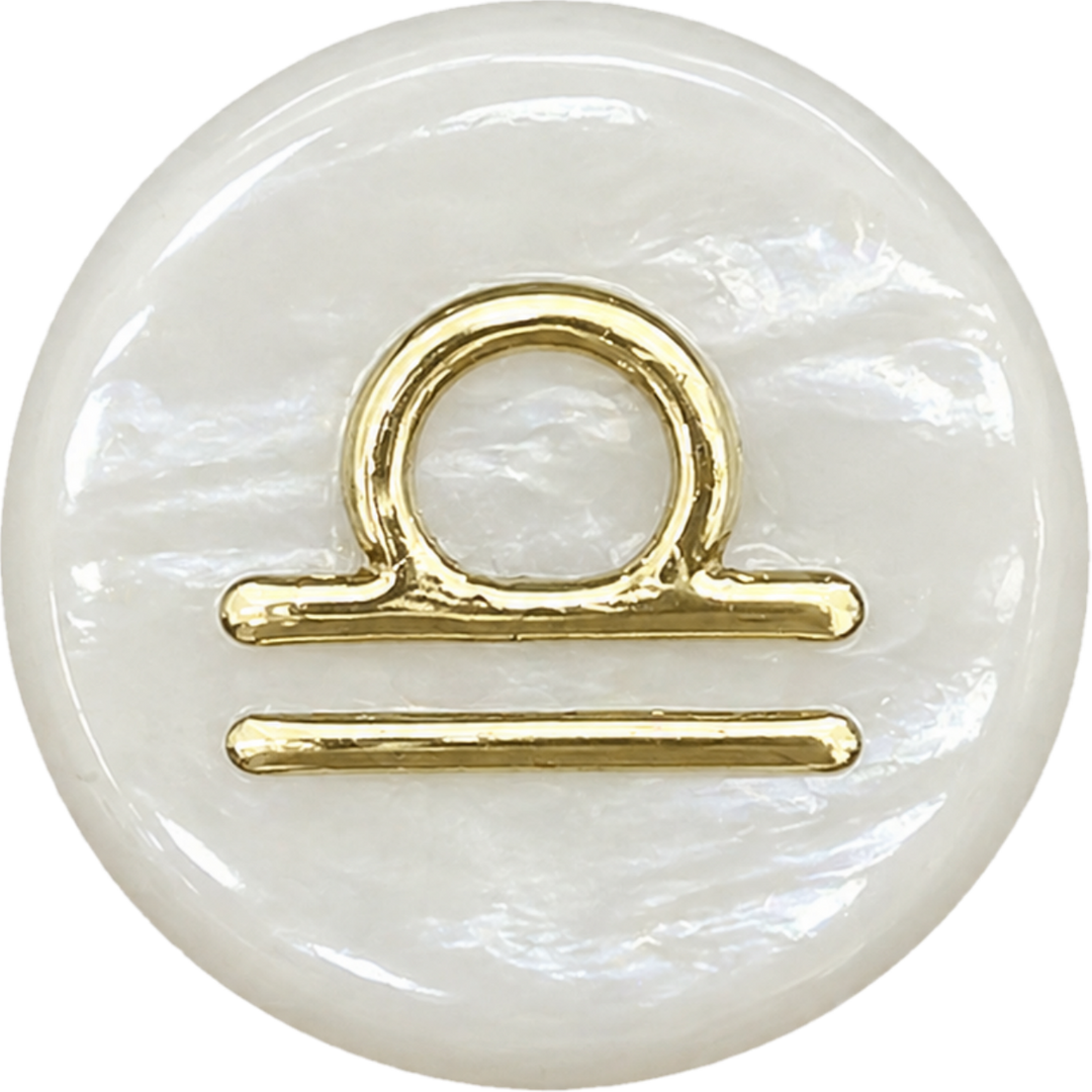 Libra Shell Bead