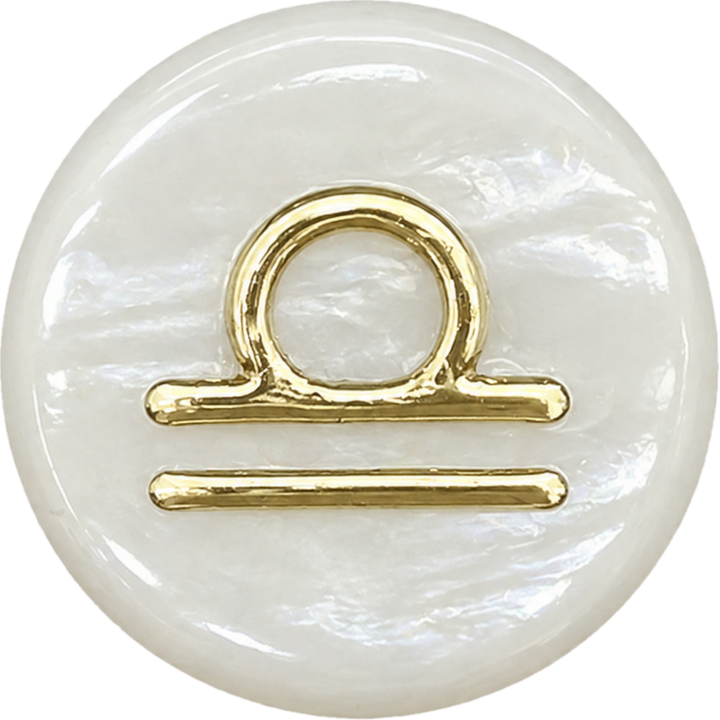 Libra Shell Bead