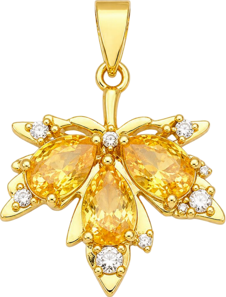 Maple Leaf Charm