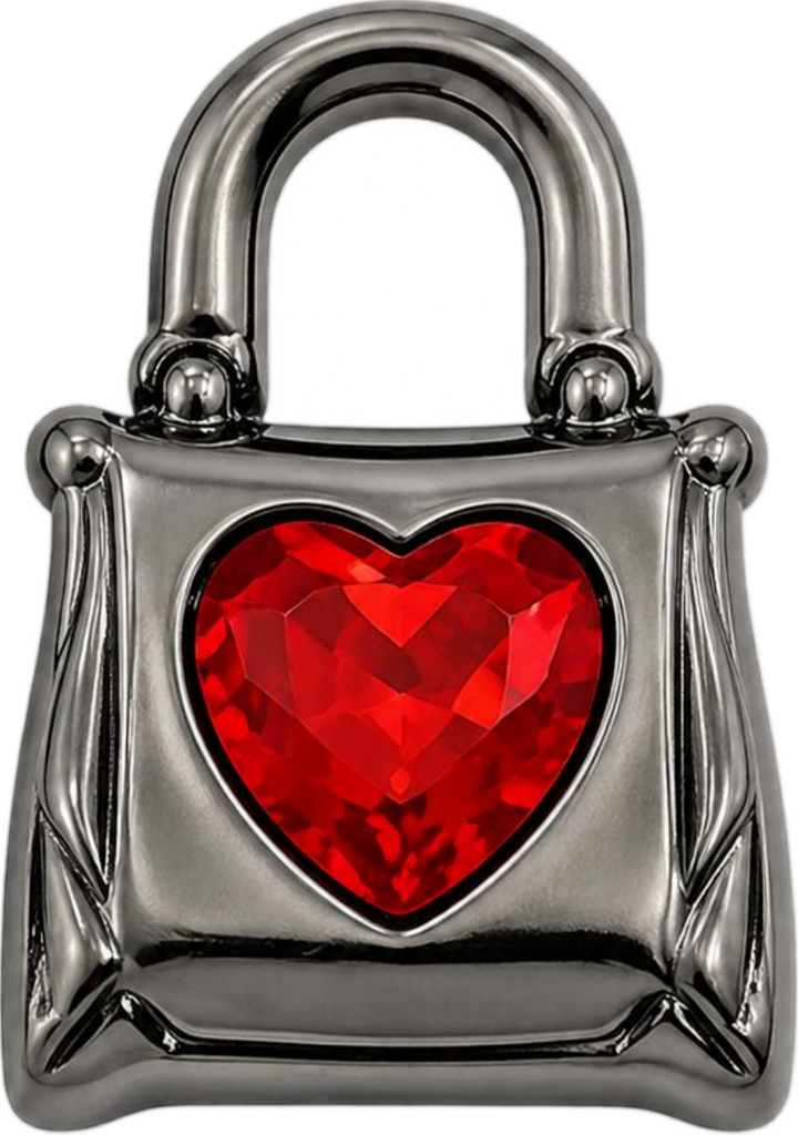 Heart Lock Charm