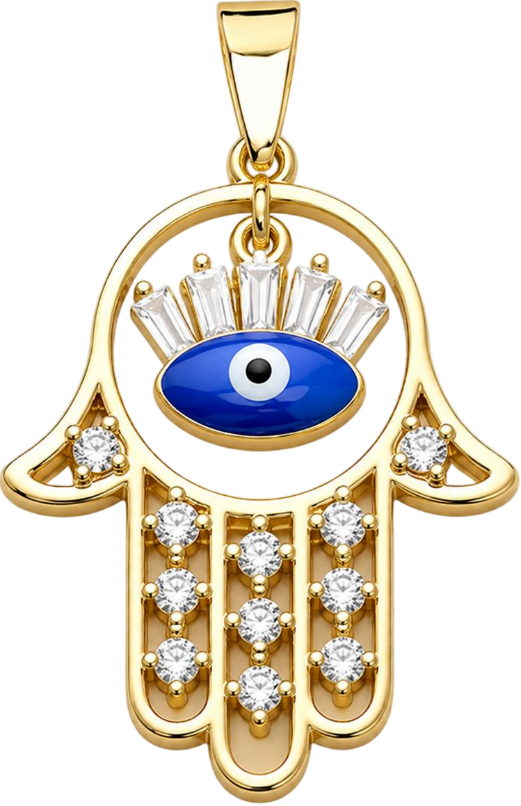 Gold Evil Eye Charm
