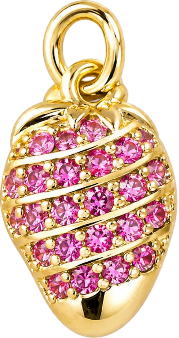 Pink Strawberry Charm