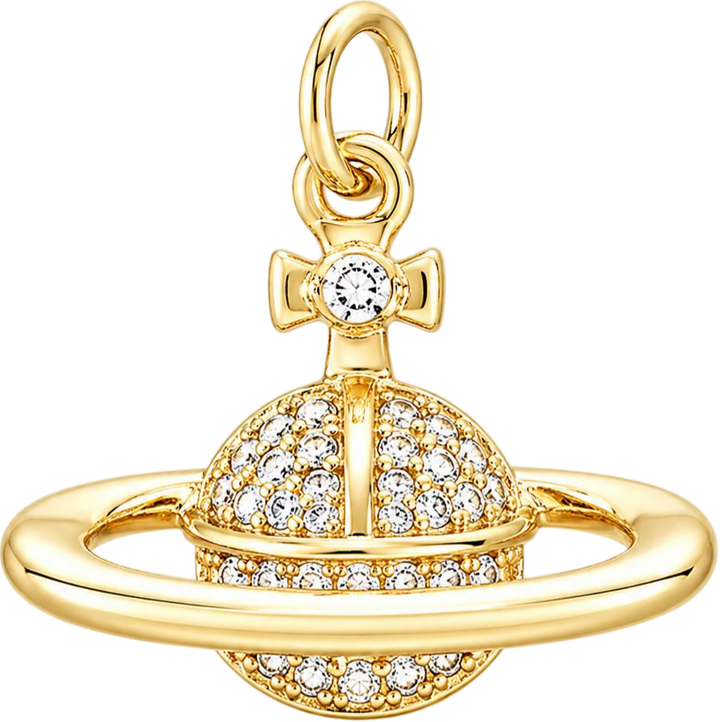 Gold Planet Charm