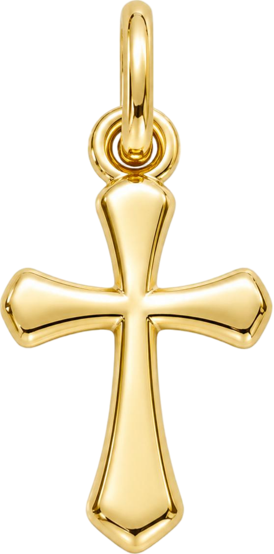 Gold Cross Charm