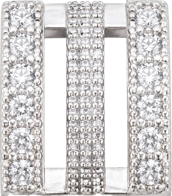 Silver Baguette Spacer