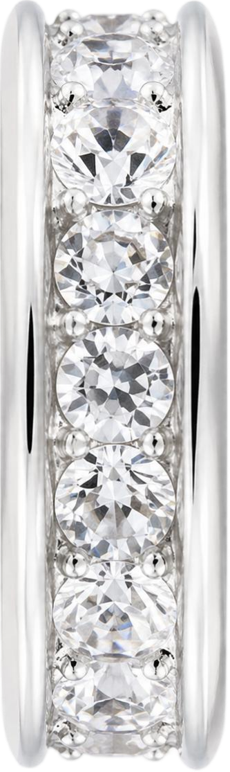 Silver CZ Row Spacer