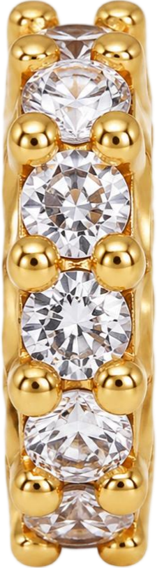 Gold Slim CZ Spacer
