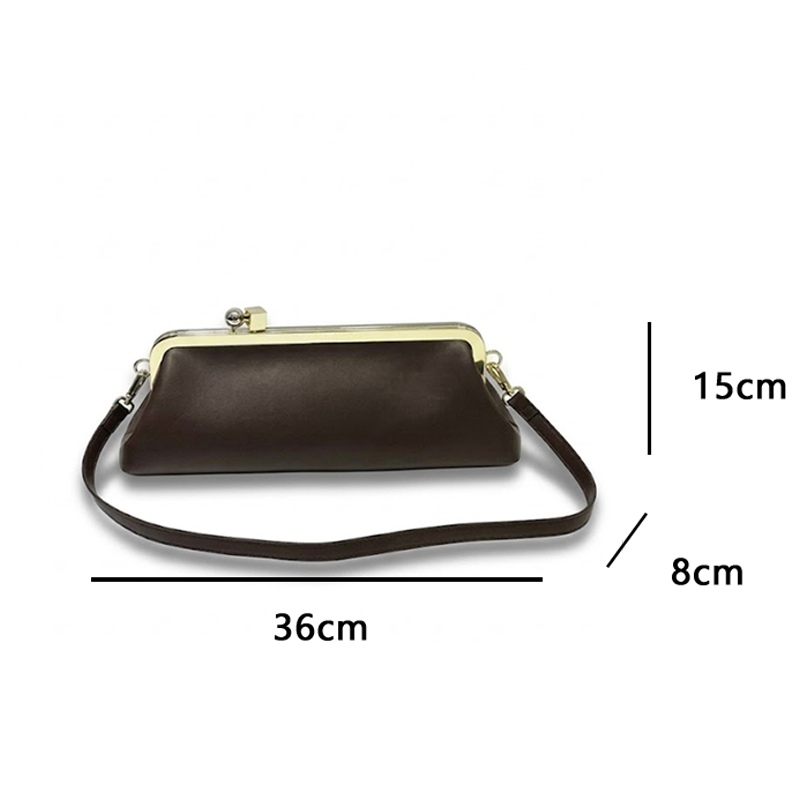 LA POCHETTE ALLONGÉE VINTAGE AVEC FERMOIR size chart 1