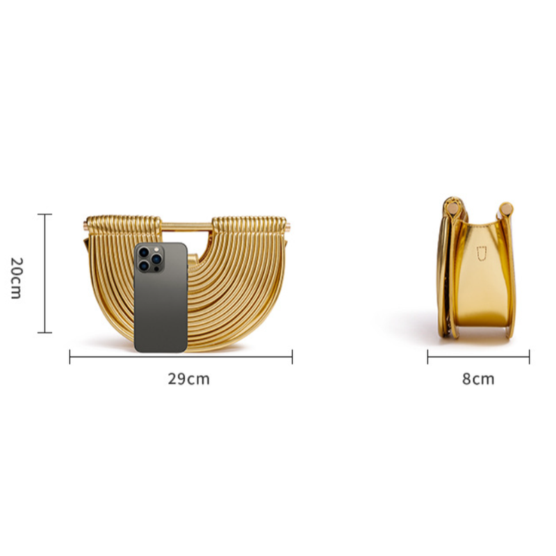 LA POCHETTE ARCHITECTURALE À PLIS RADIAUX