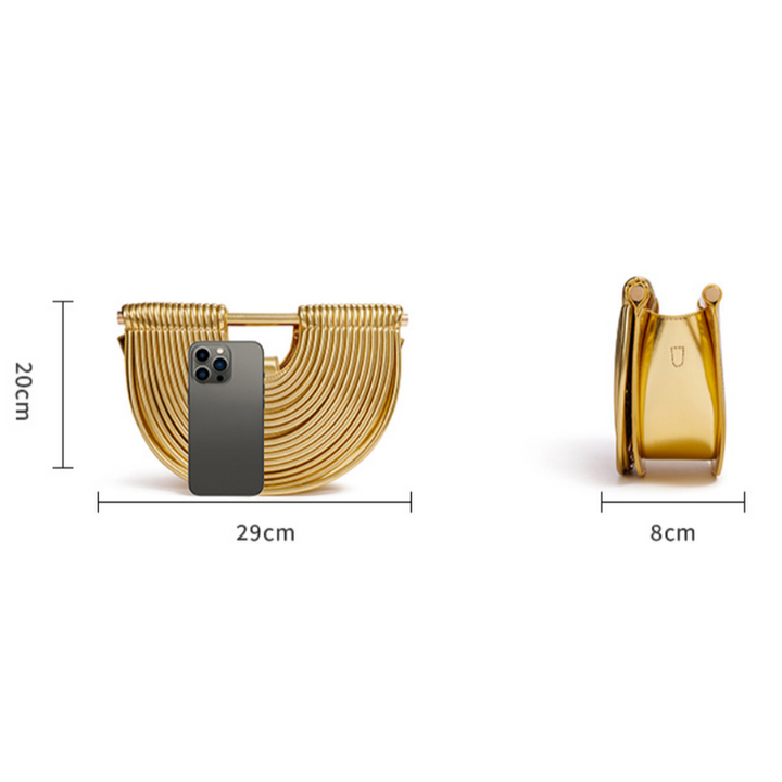 LA POCHETTE ARCHITECTURALE À PLIS RADIAUX